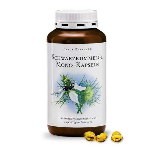 Sanct Bernhard 德國百年草本-黑孜然黑種草油膠囊500mg(400粒/罐)