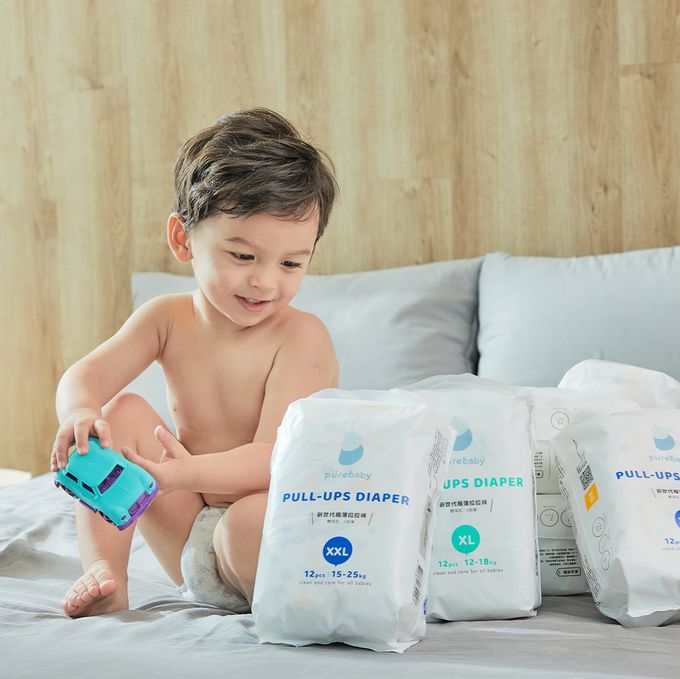 YOME｜PureBaby - 新世代極薄拉拉褲 (XL號)-旅行裝箱購 144片