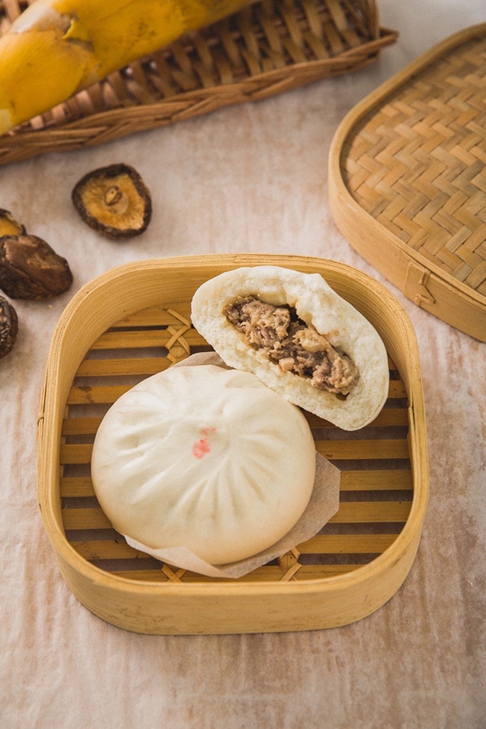 京采 Bao·Mantou - 竹筍肉包(4入)