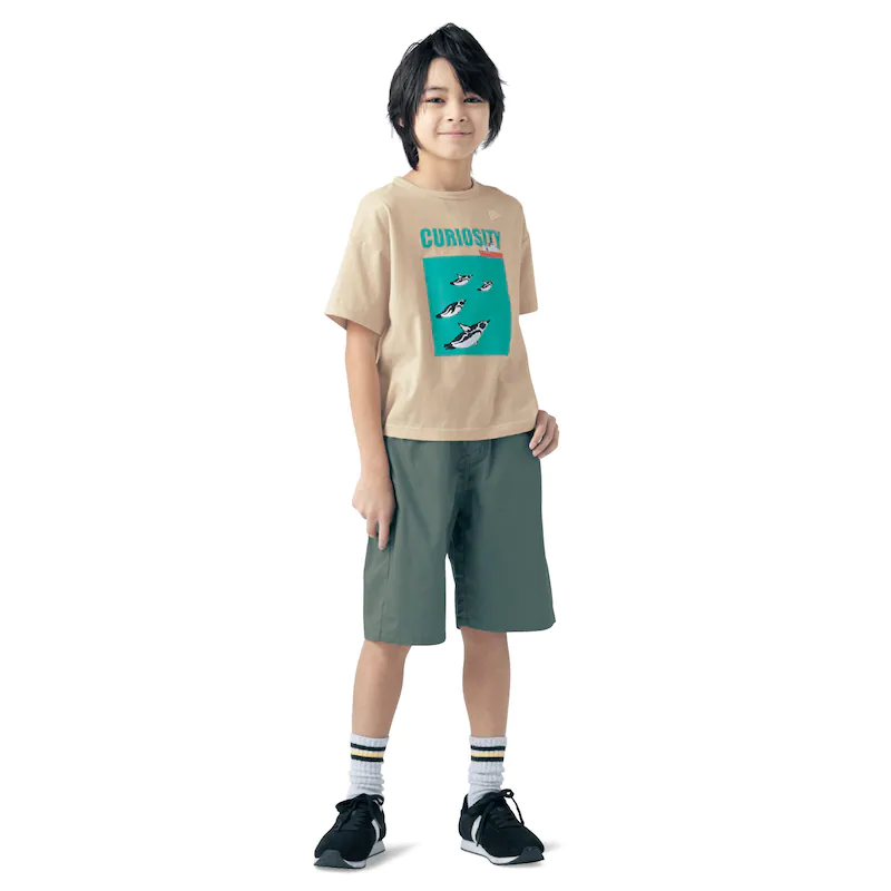 日本千趣會 - GITA 天竺棉印花短T-1492-藍