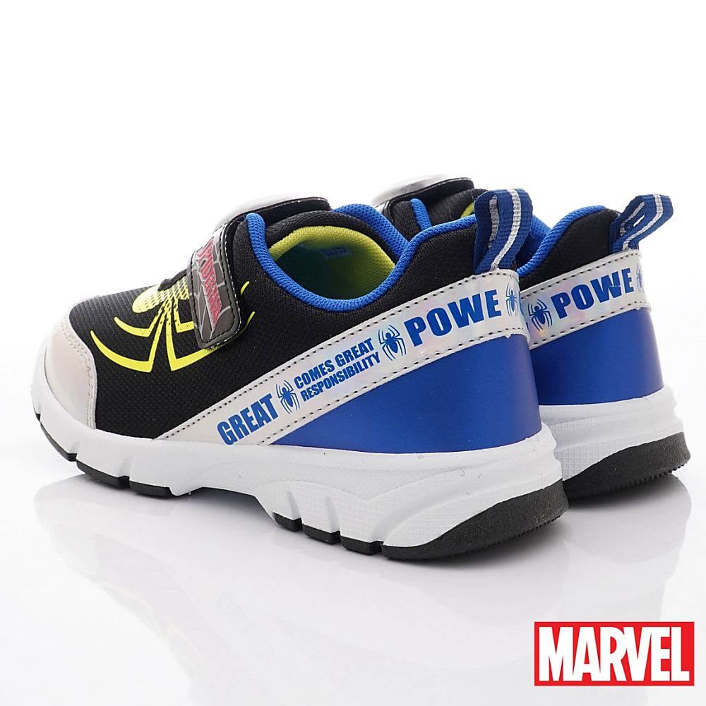 漫威MARVEL - 台灣製蜘蛛人電燈運動鞋(中小童段)-運動鞋-黑藍