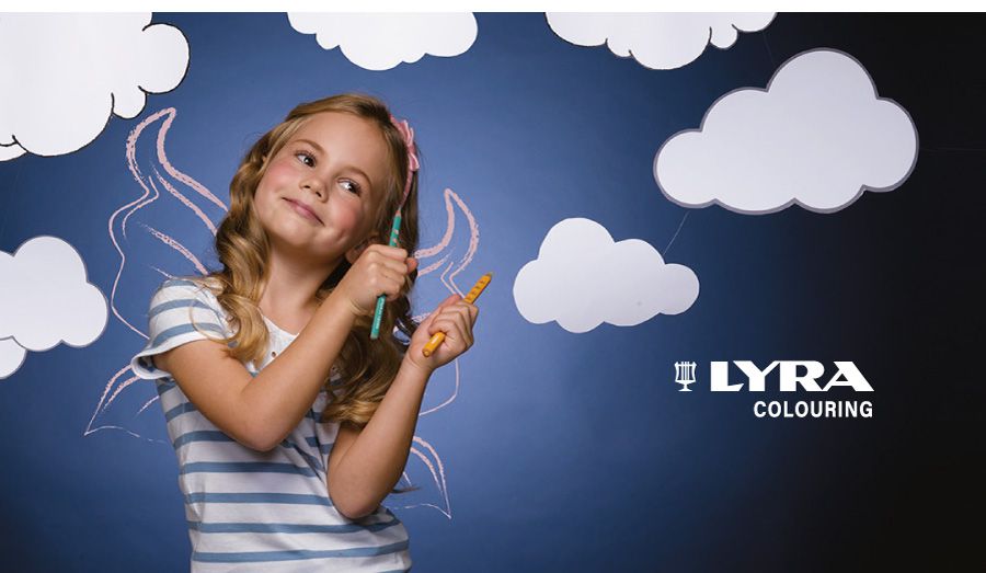 德國LYRA - 兒童三角原木鉛筆(12cm) 12入-3歲以上