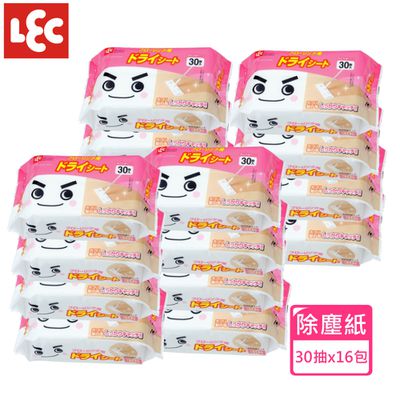 日本 LEC - 激落地板清潔用除塵紙巾30枚-8組