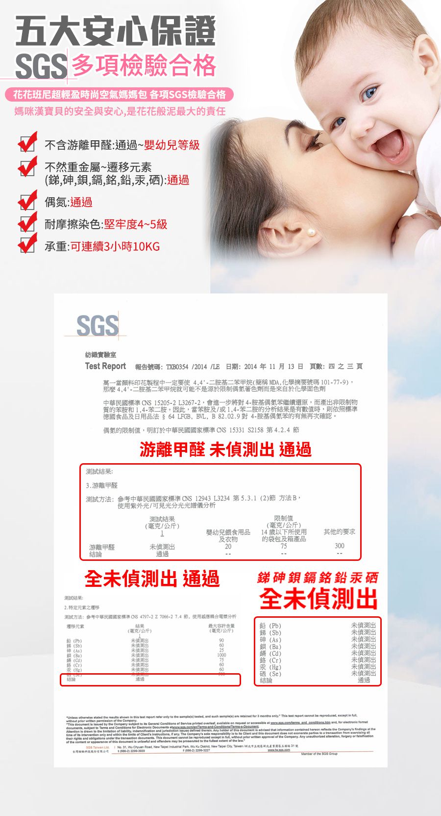 HanaBene 花花班尼 - 經典極輕量時尚多功能空氣包/親子包-小童背包-丹寧牛仔 (附防走失繩)