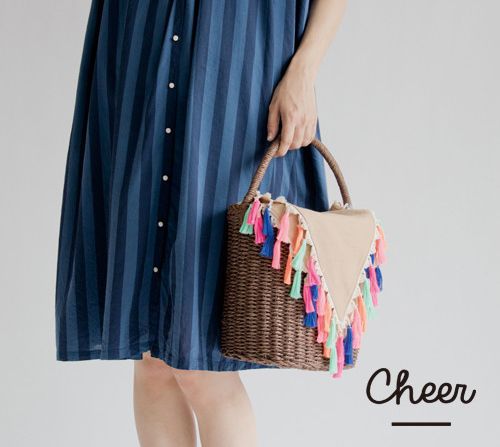 日本妞夏日最愛。草編包Ｘ編織包