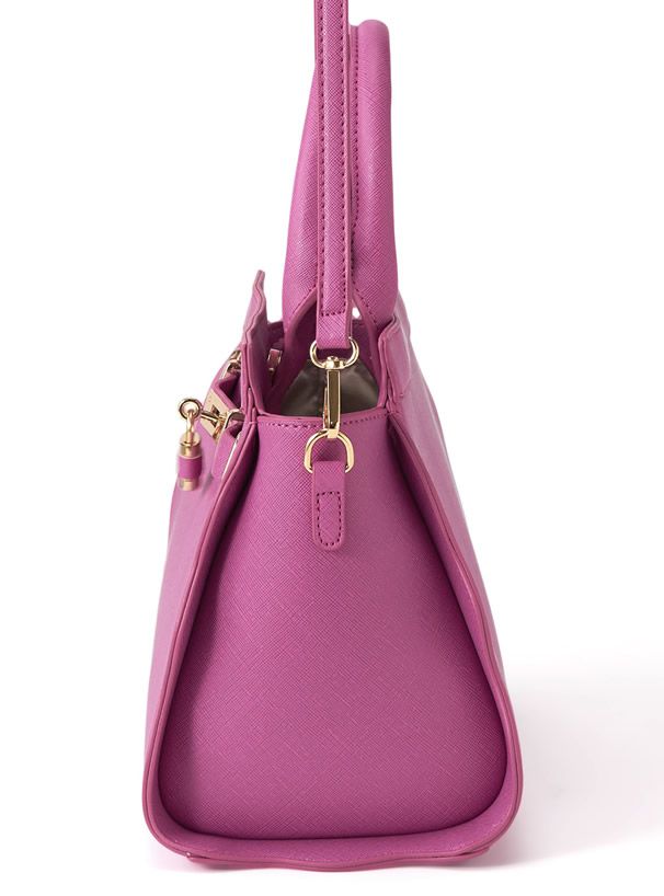 日本 GRL - 2WAY波浪時尚皮質手提包/側背包-天使白