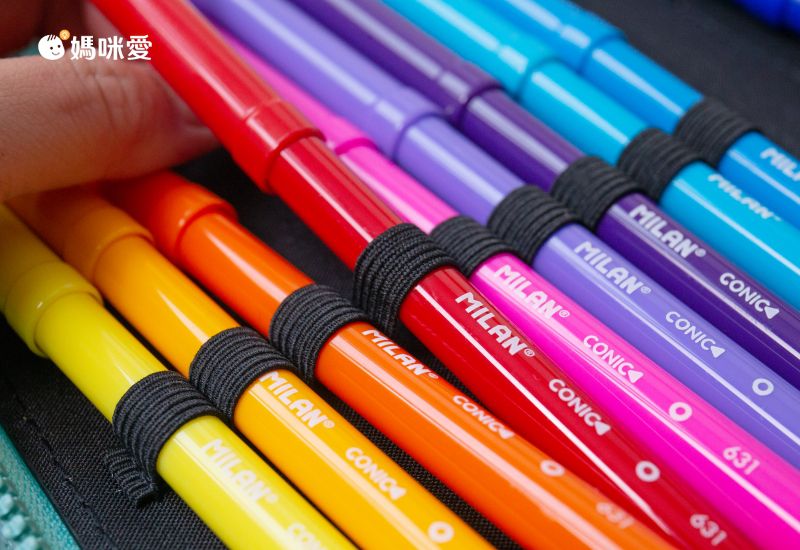 MILAN - 隨行畫筆袋著走(雙層式)_瓢蟲與小松鼠