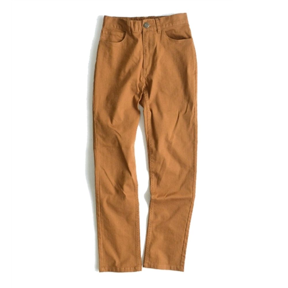 日本 zootie - Better Pants [定番] 率性基本挺款純棉直筒褲-焦糖