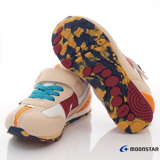 Moonstar日本月星 - HI系列十大機能運動款(中小童段)-運動鞋-卡其