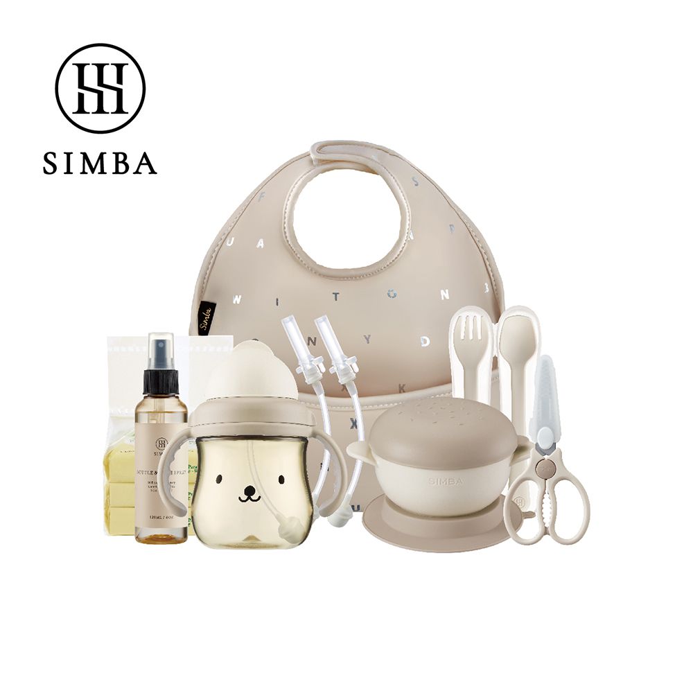 萌寶用餐趣 食器魔法啟蒙組-奶油字母