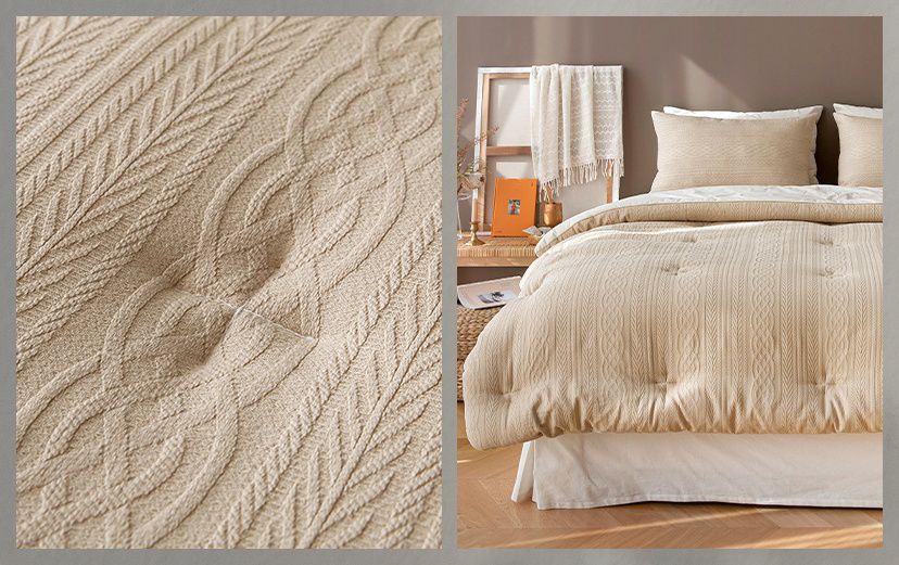 韓國 Maatila - 可水洗莫代爾針織紋棉被-溫暖冬日