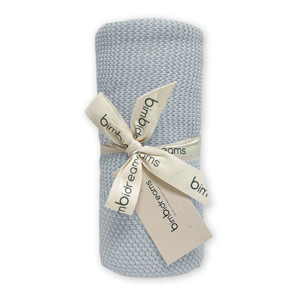 【bimbidreams】針織萬用毯 75x90cm(寶寶毯 嬰兒毯 四季毯 冷氣毯 小被被 蓋被 寶寶被毯 外出毯)-橄欖綠