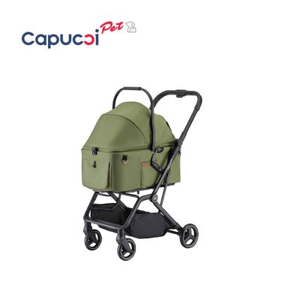 Capucci pet - 卡普奇 美國 旅⾏者XL加大版寵物⾞-經典款-橄欖綠