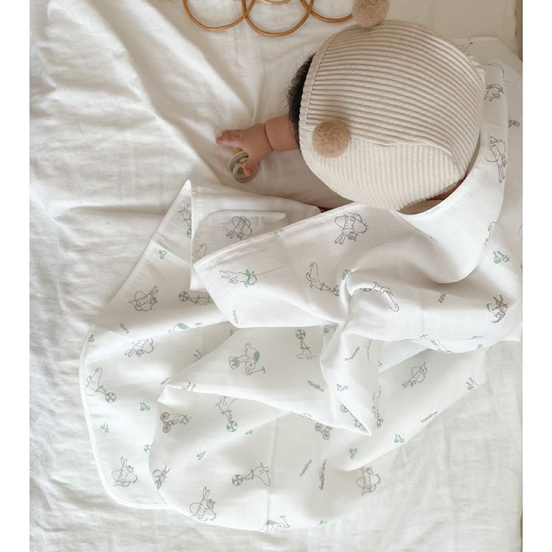 akachan honpo - angelette棉紗被-米白色 (70×100cm)