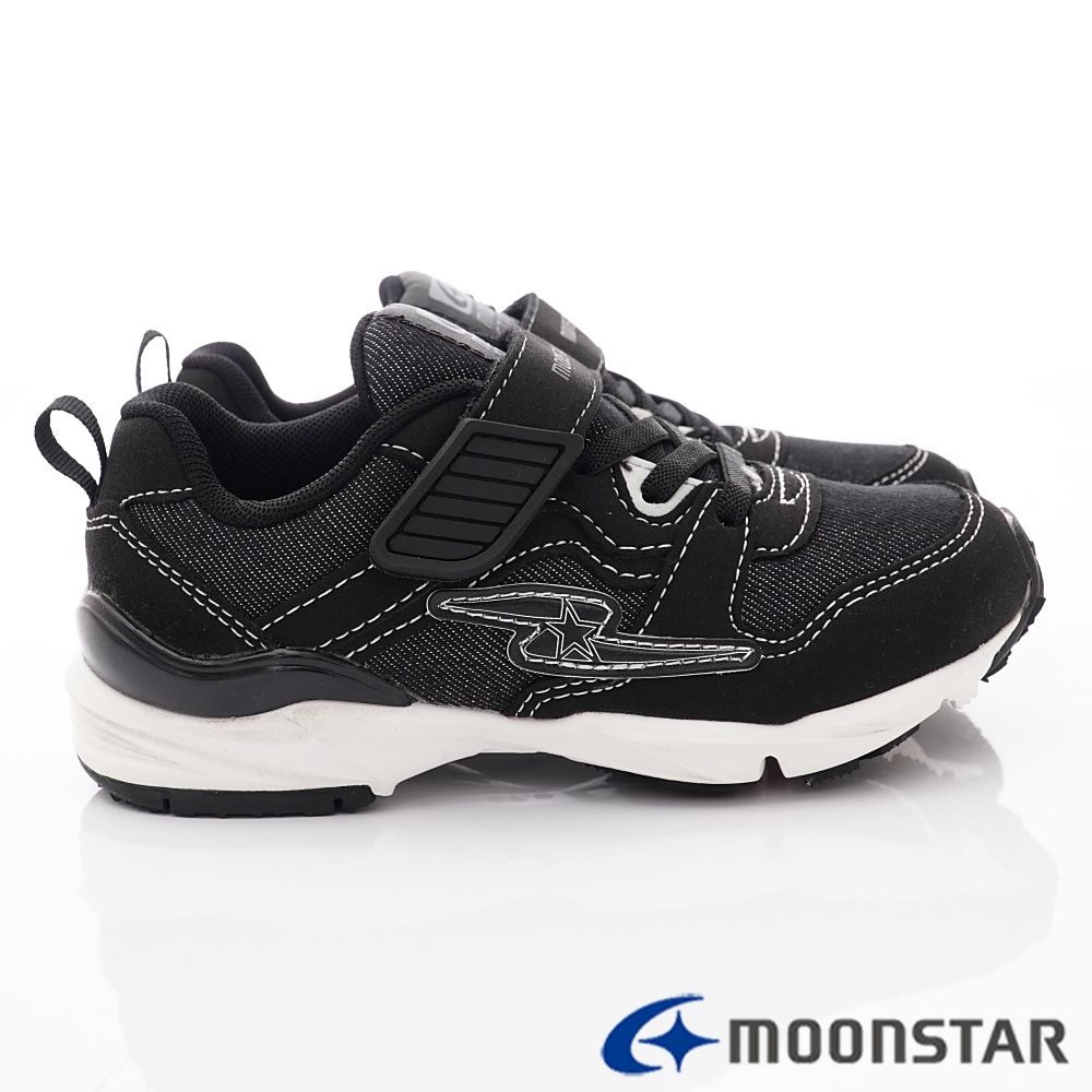 Moonstar日本月星 - 2E機能行銷主打款(中大童段)-黑