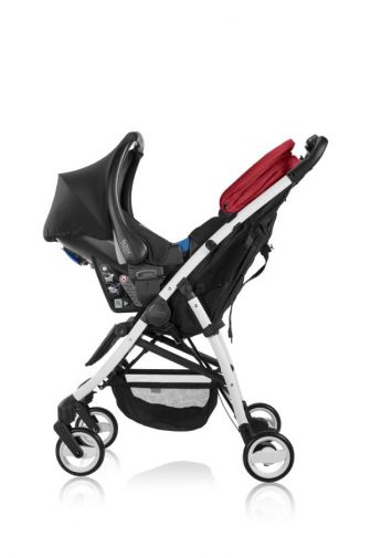 britax römer - B-Light折疊手推車-紅
