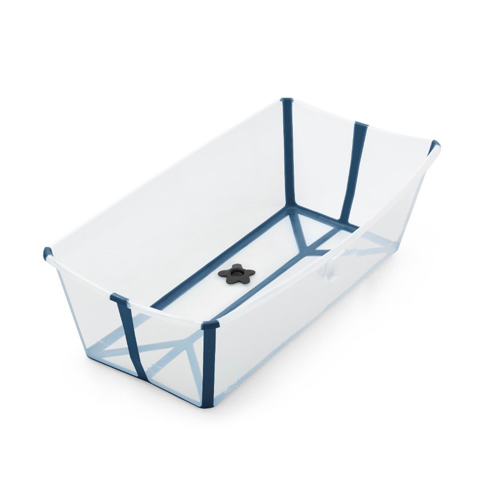 Stokke - Flexi Bath 折疊式浴盆-X-Large-加大版-透明藍色