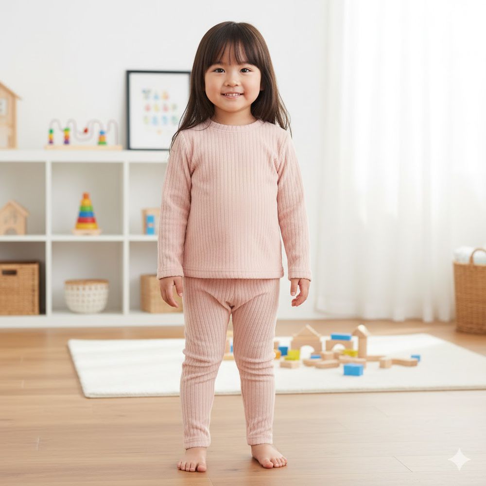 10分軟綿彈性內搭褲--粉紅色