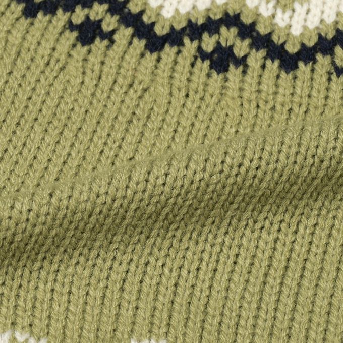 akachan honpo - 針織休閒上衣-恐龍-綠色