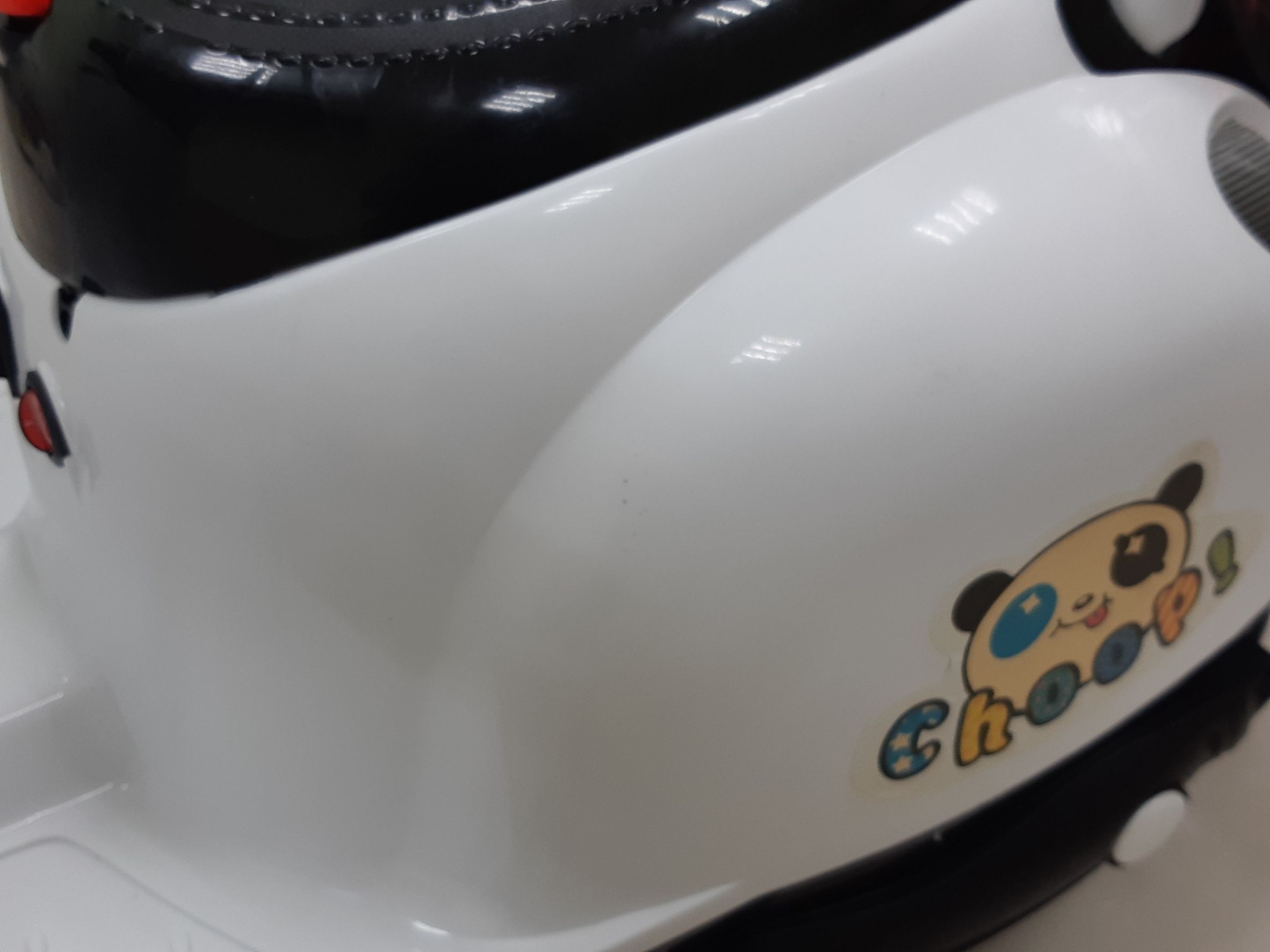 親親 Ching Ching - 福利品-小熊貓電動摩托車-白色