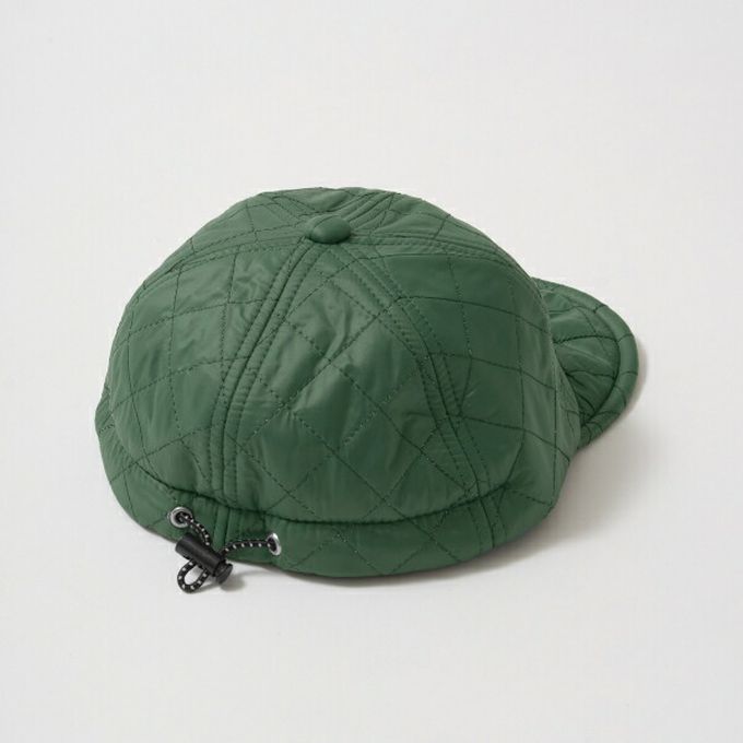 日本 b-ROOM - 學院風絎縫卡車帽(可抽繩調節)-綠 (54cm)