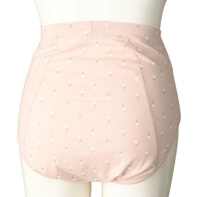 akachan honpo - 產後護理內褲-腹部舒適款 小花-粉紅色