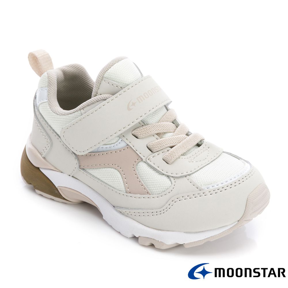 日本Moonstar月星頂級童鞋-HI高機能3E寬楦系列-3998(中小童段)-機能鞋-卡其-15~21cm