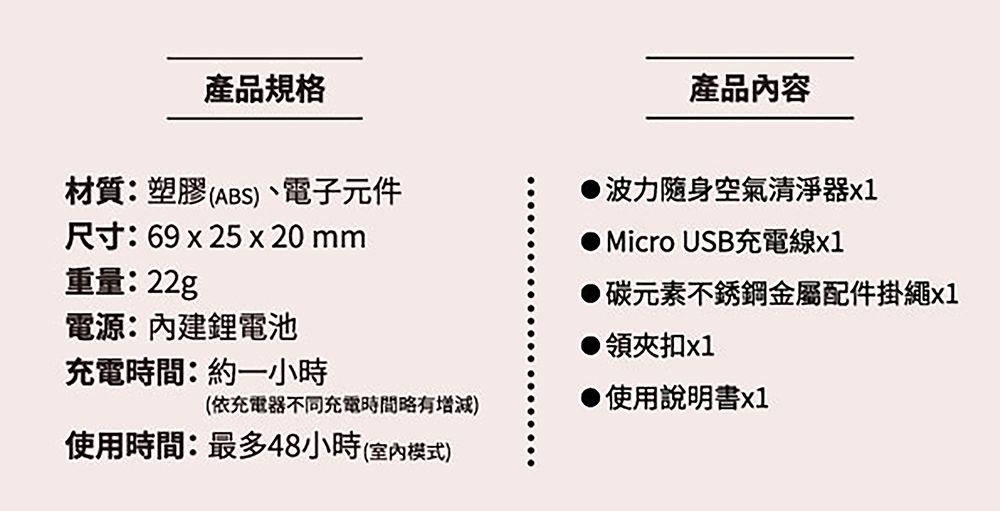 POLI 波力救援小英雄 - 隨身空氣清淨器-安寶 (16.3 x 9.5 x 5.5 cm)