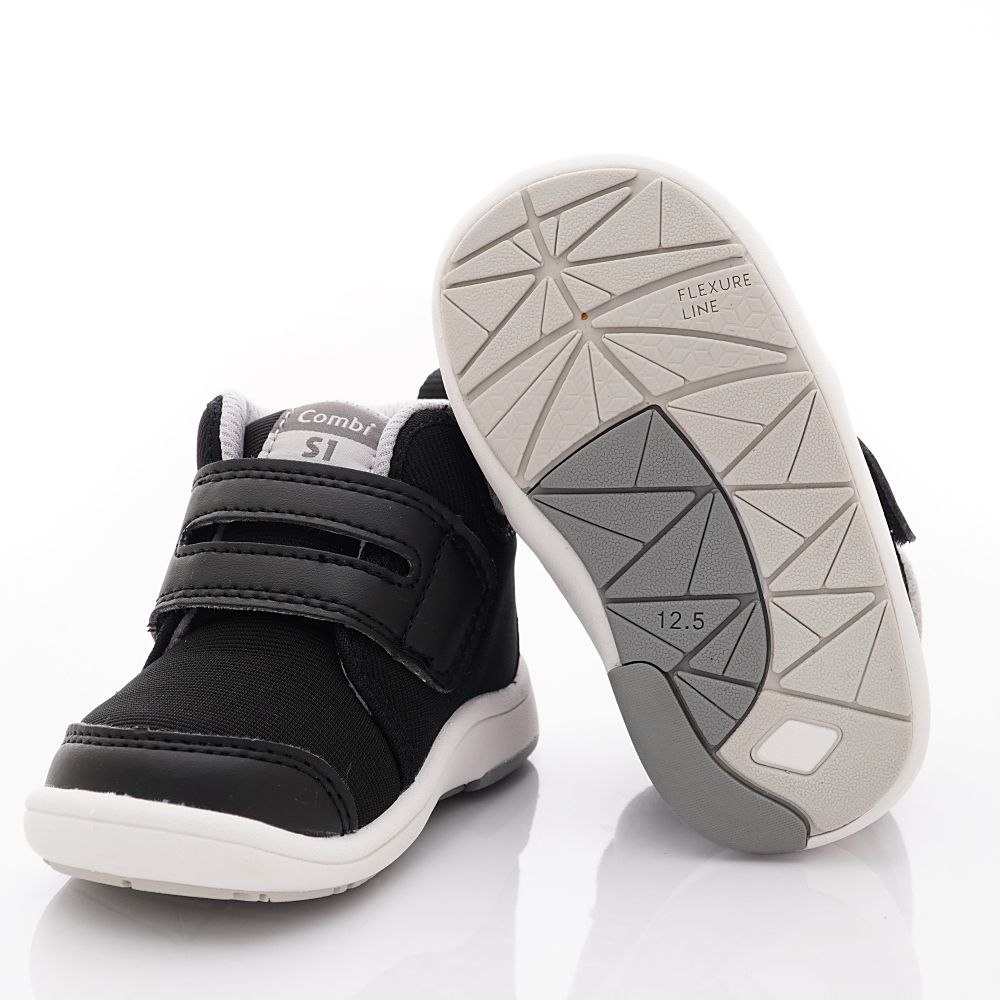 日本 Combi - 護踝機能短靴(小童段)-黑