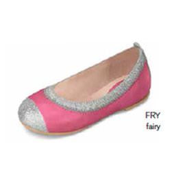 澳洲 Bloch - 銀邊芭蕾舞鞋(小童)-BT410P_FRY