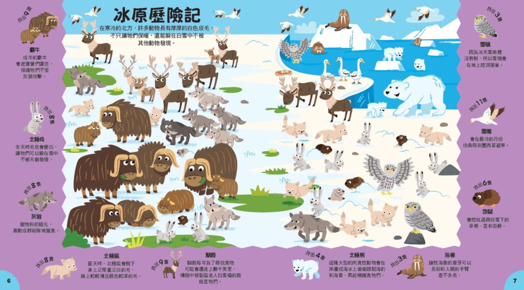 小偵探找一找-3：野生動物在哪裡？