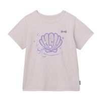日本千趣會 - 天竺棉印花短袖上衣-珍珠貝殼-淺紫