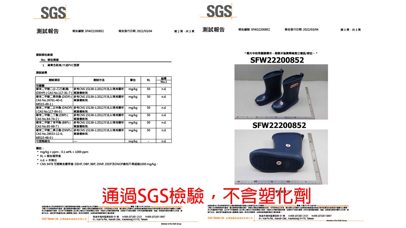 treegrandpa - 兒童素色雨鞋-紅色