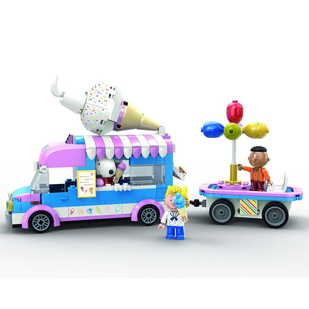 Linoos - 史努比馬戲團系列-冰淇淋遊園車