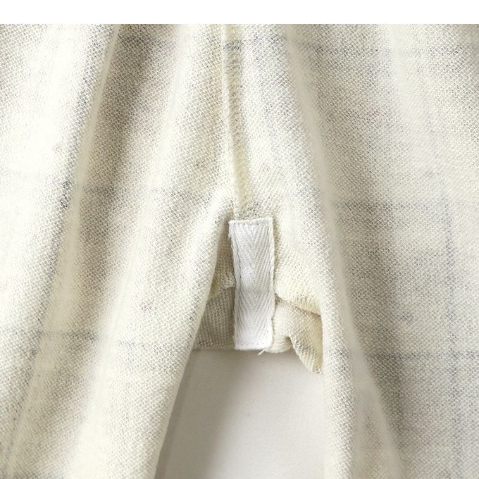 日本 ZOOLAND - 甜蜜愛心氣質格紋長褲-摩卡粉