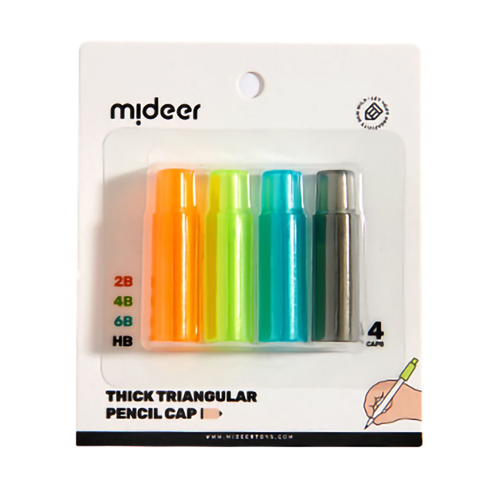 MiDeer - 兒童專用三角鉛筆-兩用延伸筆套