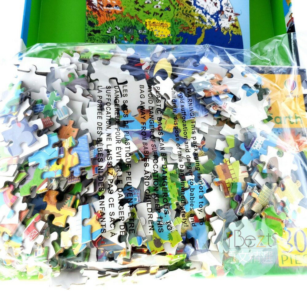 Usborne Book and Jigsaw Planet Earth 300片拼圖+知識讀本