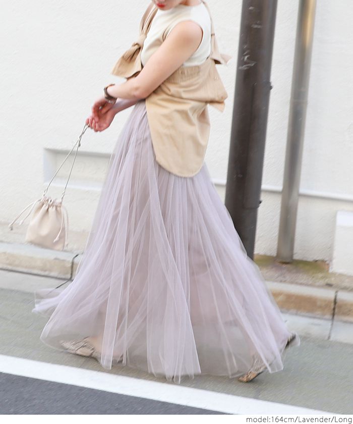 日本 COCA - 絕美飄逸紗裙-深咖啡