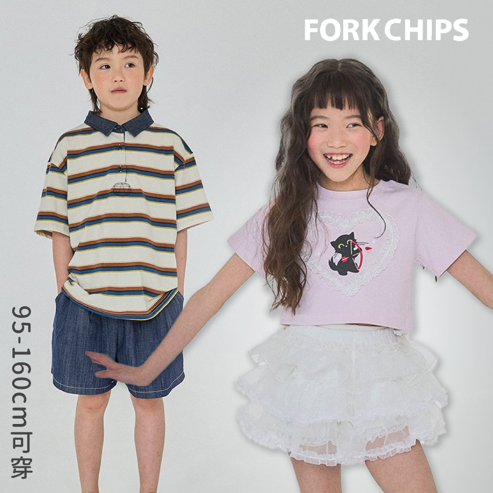 夏季新品到 ✧【韓國 FORK CHIPS】韓式潮流 x 美式街頭風童裝