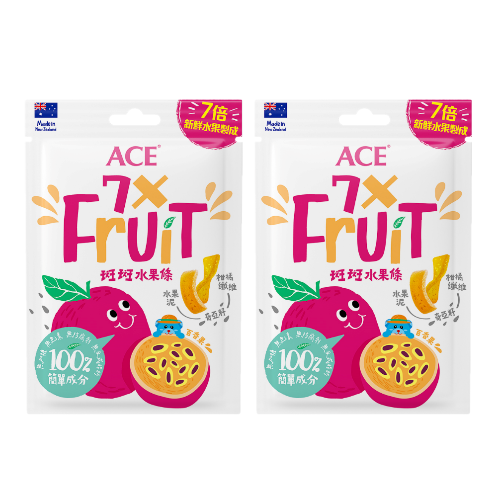 ACE - 斑斑水果條32gX2袋(百香果+奇亞籽)