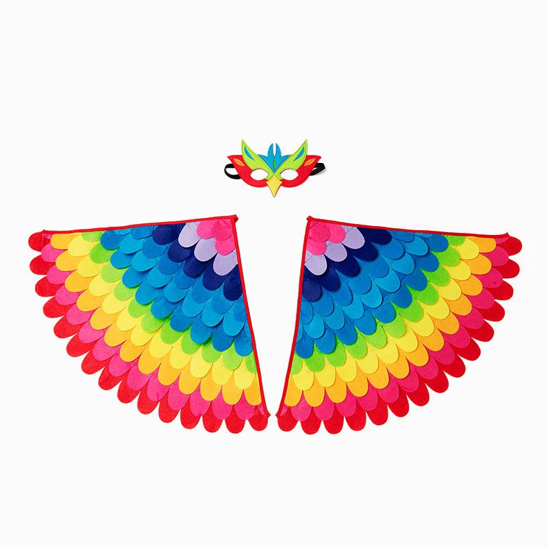 韓國 OZKIZ - 彩色鳥翅膀面具2件組-彩色 (FREE)