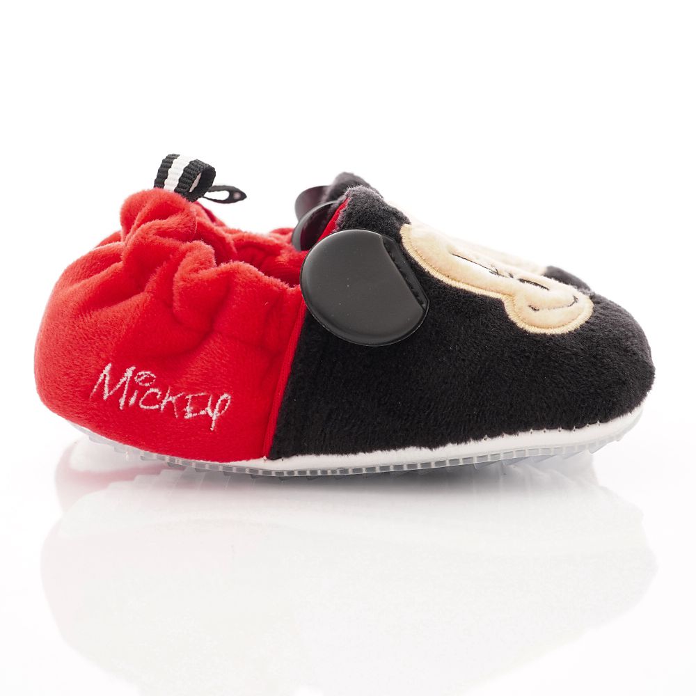 Disney 迪士尼 - 迪士尼童鞋-米奇電繡絨毛學步鞋款 (寶寶段)-黑紅