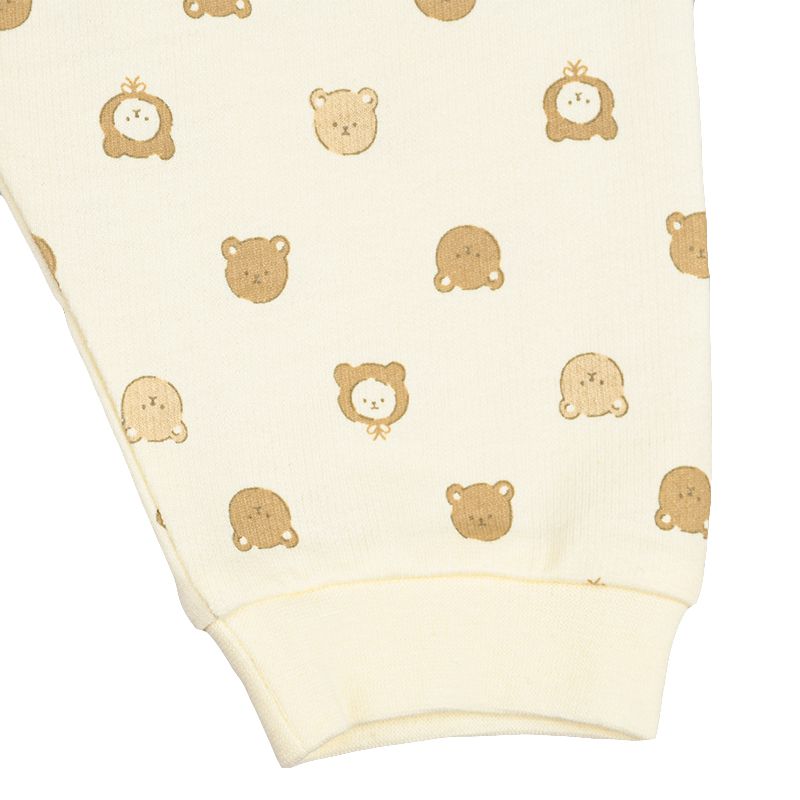 akachan honpo - 長袖家居服 穿衣練習-小熊-原色