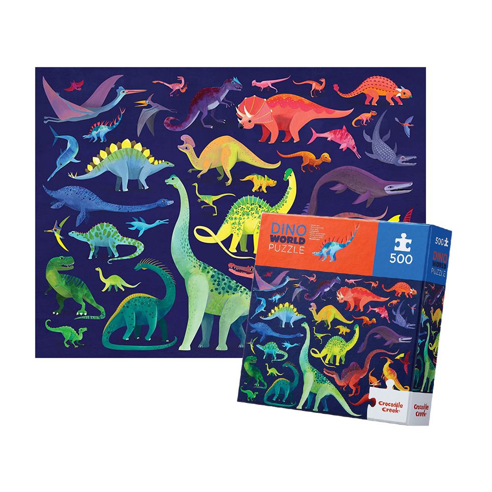 Crocodile Creek - 家庭主題拼圖-恐龍世界-500片-5歲以上