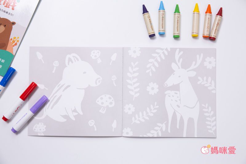 獨家！重複撕貼不傷牆【台灣 kidzcrayon】創意透光描圖貼紙