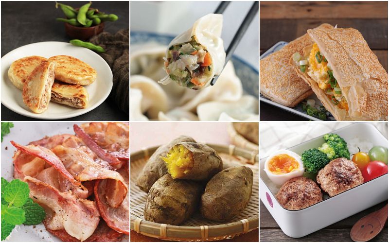 活力早餐系列【GREEN & SAFE】銀絲卷、小漢堡排、寶寶粥