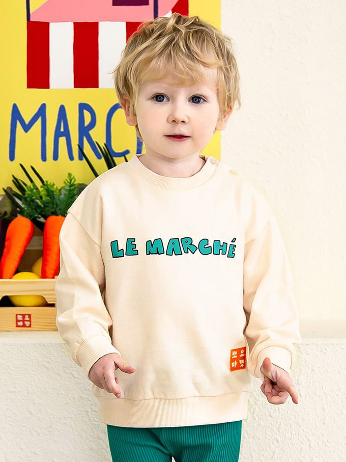 韓國 Pimpollo - 背後動物印花長袖上衣-紫