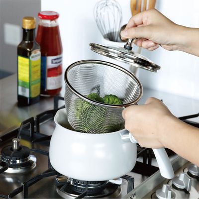 日本 CB JAPAN - COPAN系列 多功能單柄料理鍋1.8L(付濾網)-750g