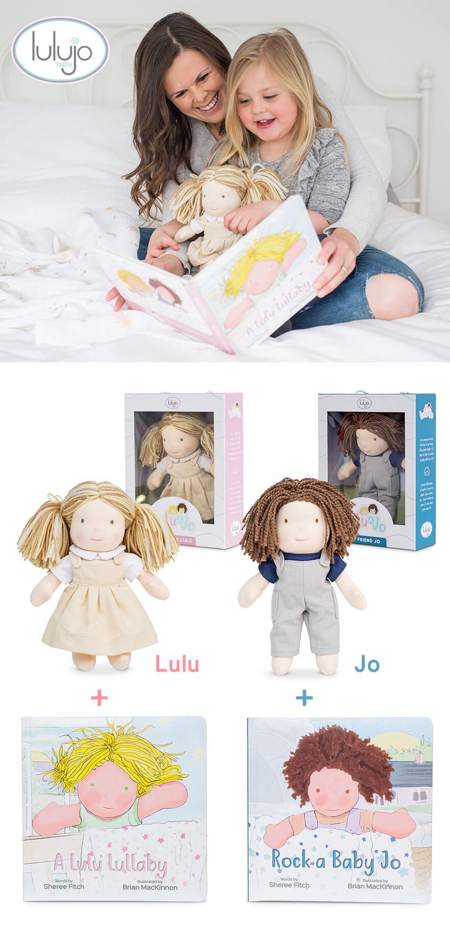 加拿大 lulujo - 華德福娃娃＋童書組-LULU