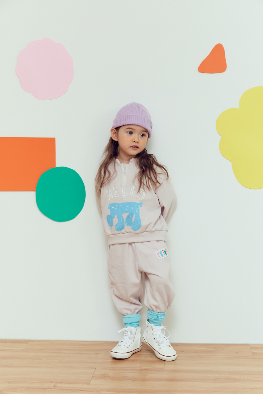 韓國 MINIATURE - 草原動物休閒套裝-粉杏